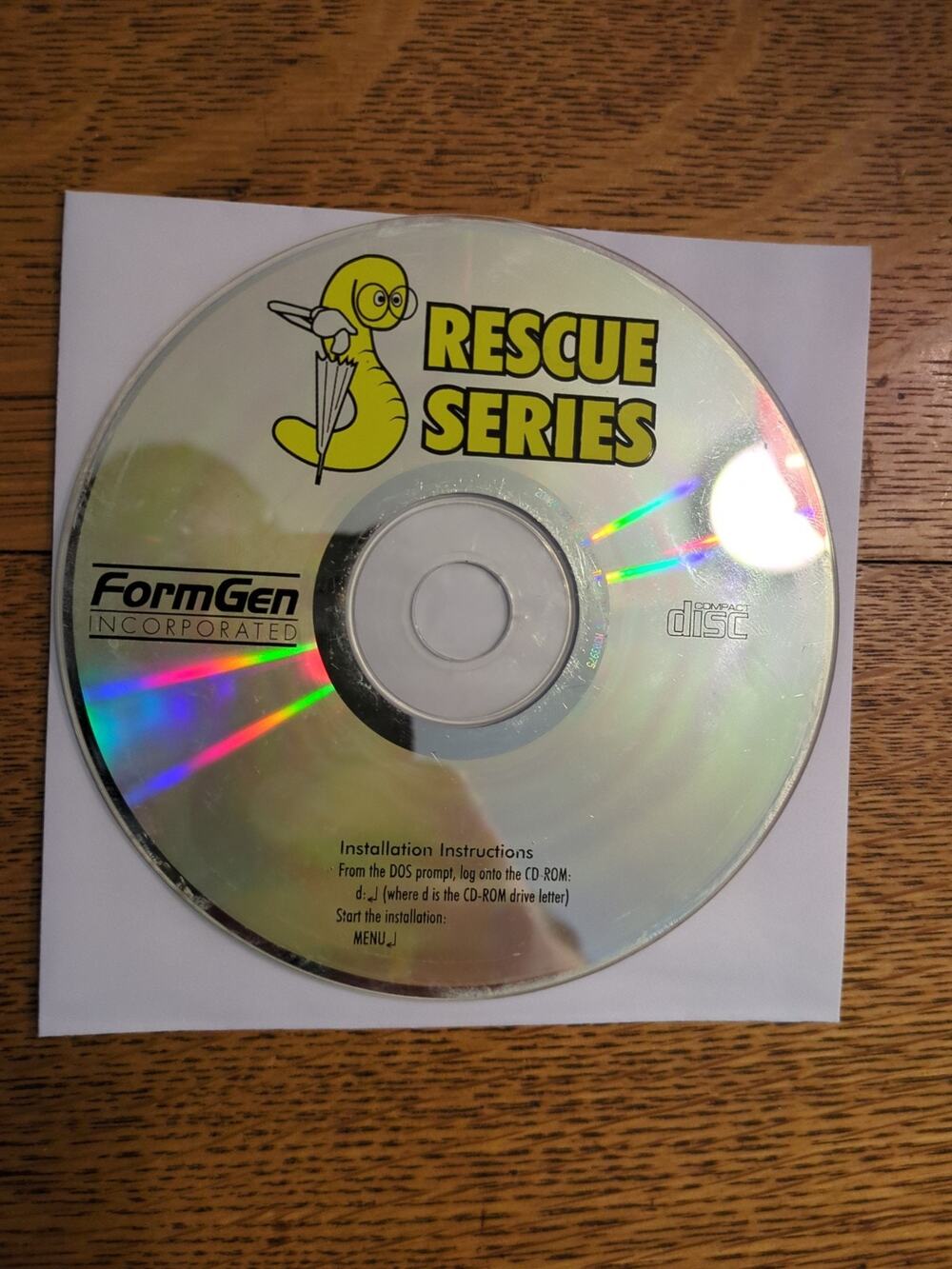 Rescue Series: Math, Vocabulary and Reading Arcade (1993) Used CD-ROM Disc Only